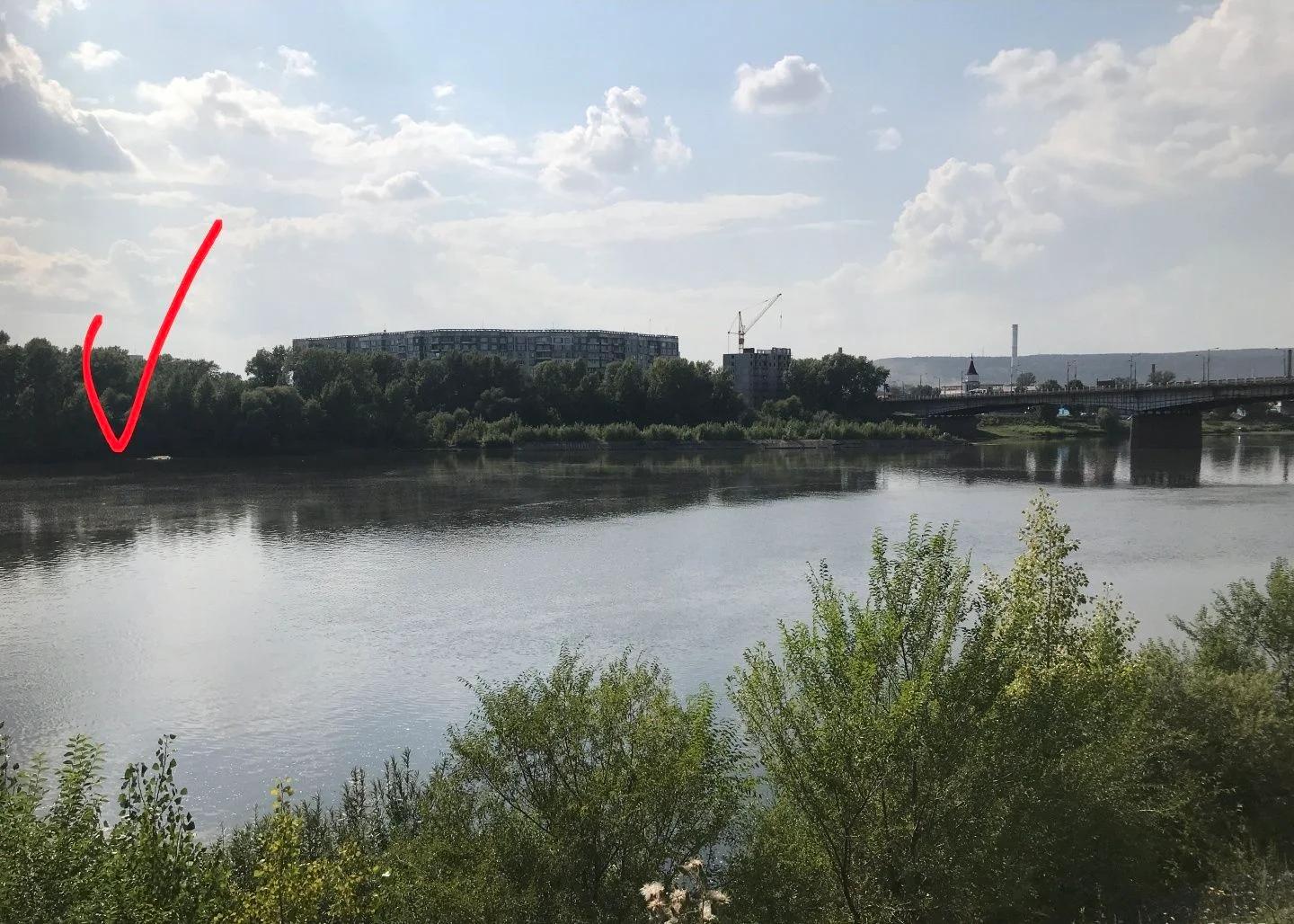 Томь (Пляж за горбатый мостом)
