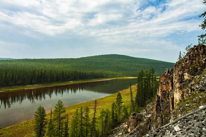Реки Сибири🌊Амга