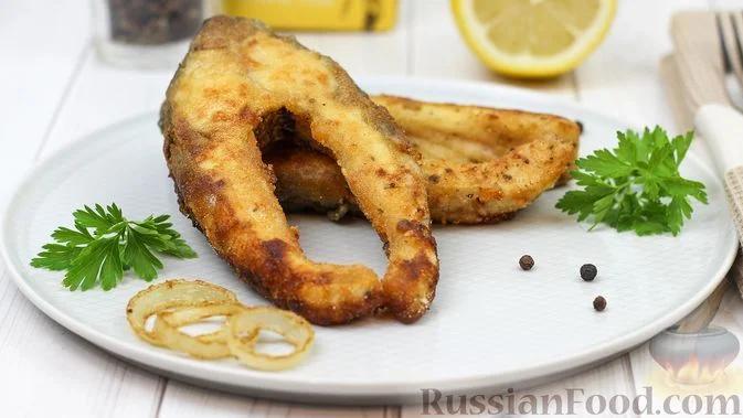 Вкусный жареный карп